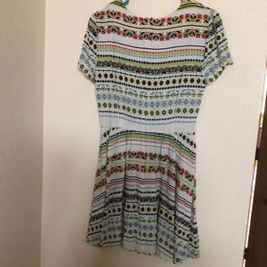 TopShop fit and flare mini dress